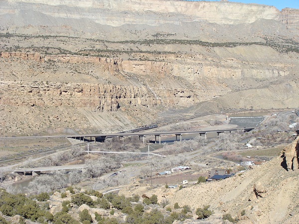 De Beque Canyon is just outside Grand Junction on the way to Glenwood Springs