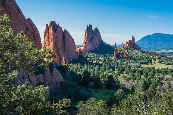 Garden of the Gods just outside Colorado Springs