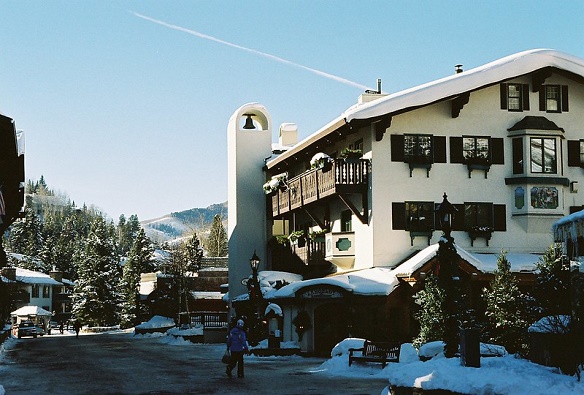 The charming Vail Village is 149 miles from Grand Junction