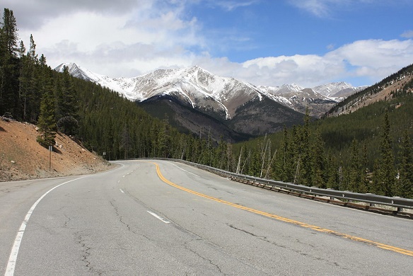 You summit Monarch Pass when taking the southern route from Grand Junction to Colorado Springs