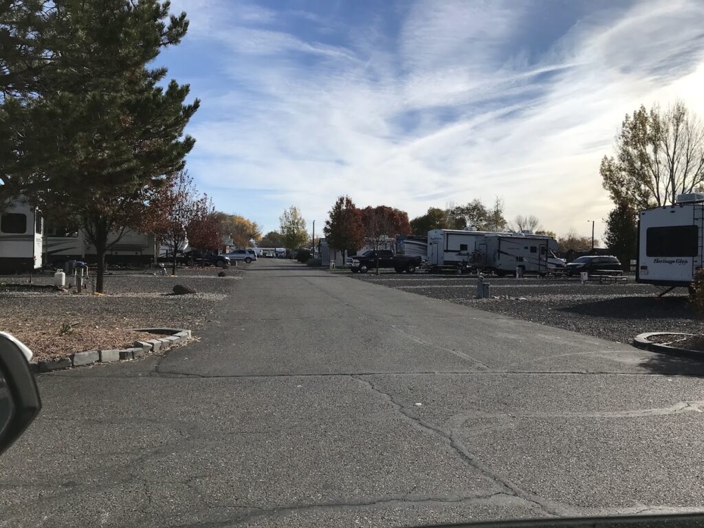 Monument RV Park spaces